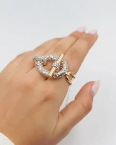 جذابیت انگشتر طلا برای خانم ها